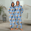 Custom Pet Face & Name Onesie Pajamas Christmas Gift For Pet Lovers TH10 171053