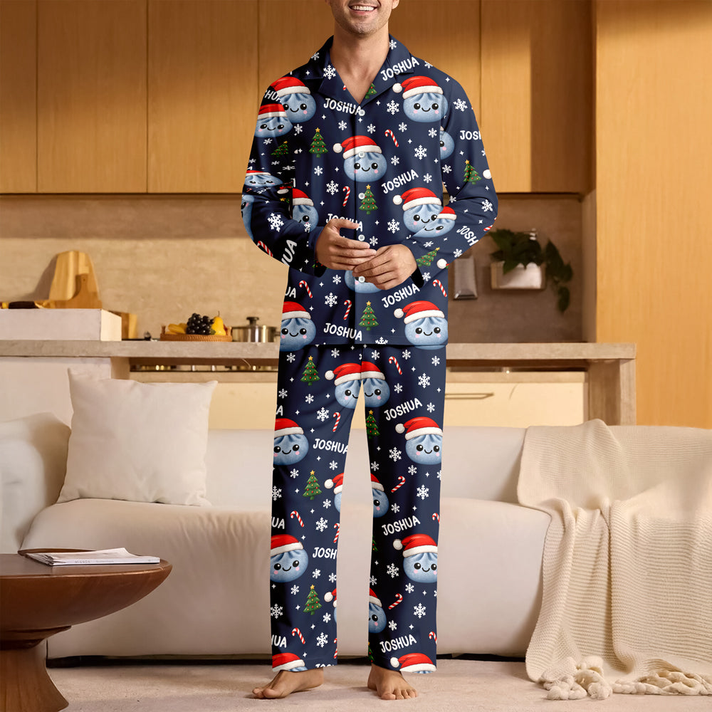 Personalized Dumpling Squishy Christmas Pattern Pajamas HO82 903734