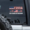 America 1776-2026 250 Years Of Freedom Car Window Decal Sticker HA75 898764
