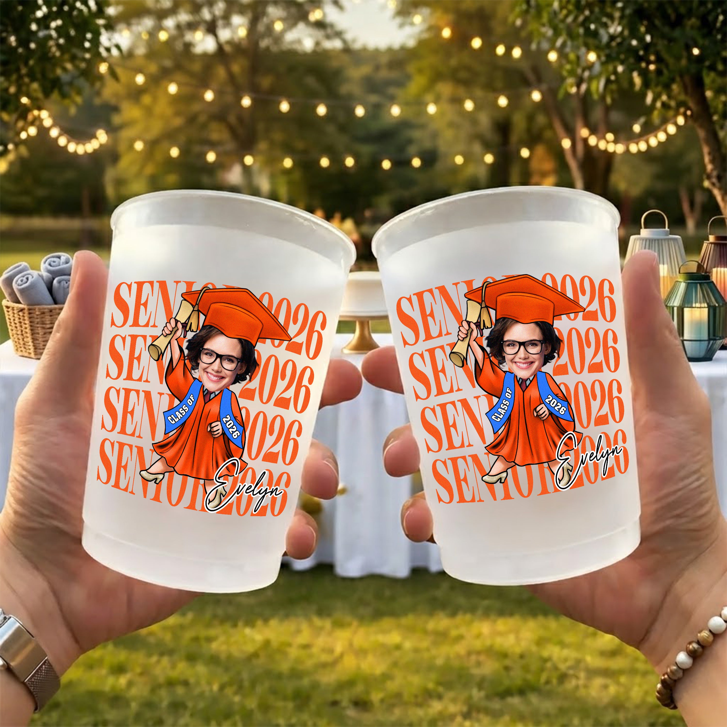 Custom Photo Senior 2026 Graduation Cups Graduation Gift - Geckocustom.com