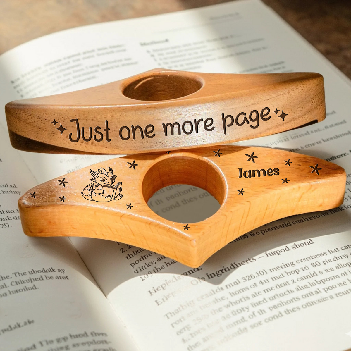Just One More Page - Personalized Book Page Holder For Book Lovers CH07 899542
