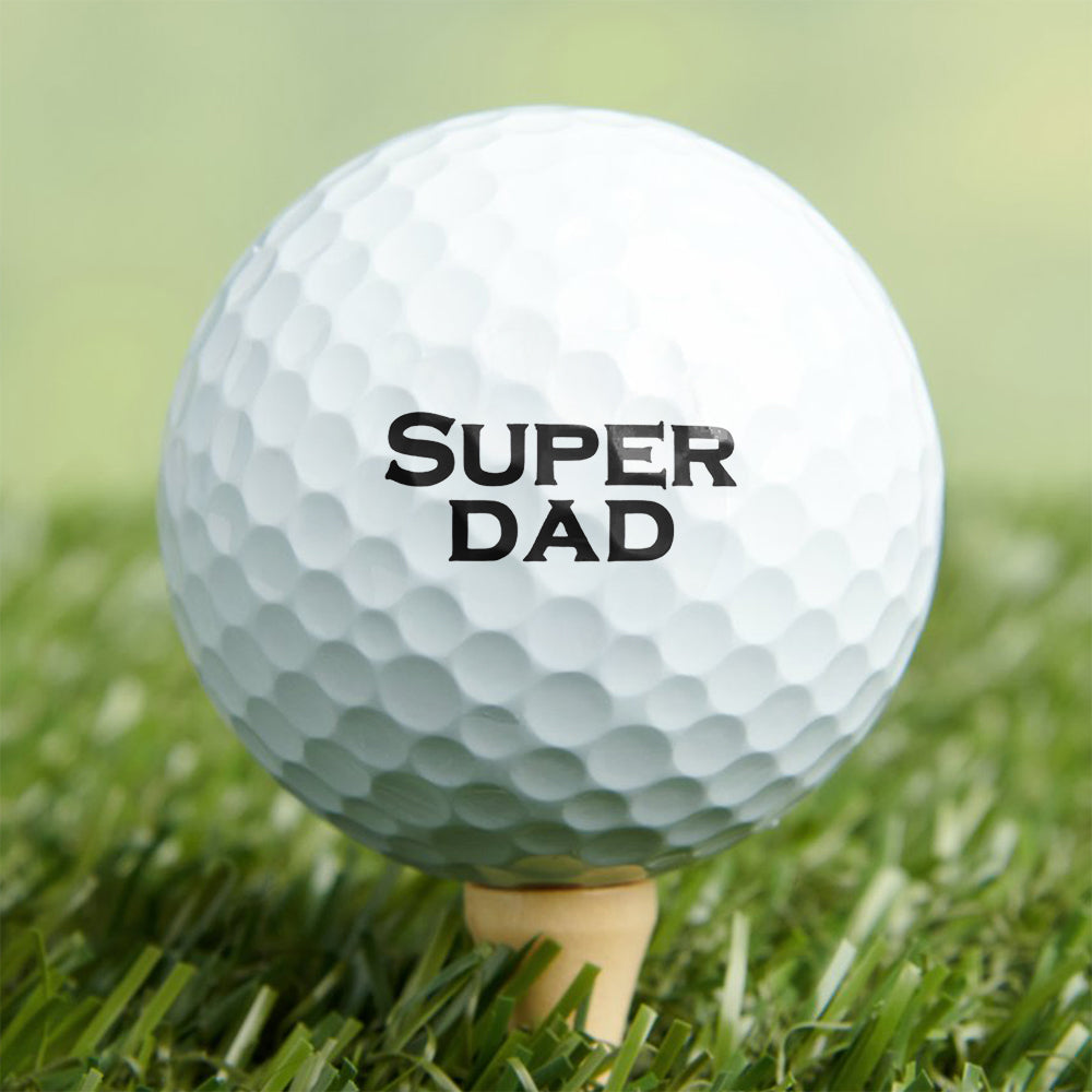 Personalized Super Dad Golf Ball Stamp Box for Dad Father's Day Gift LM32 668981