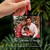 Custom Photo Acrylic Ornament Christmas Gift For Couple LM32 895767