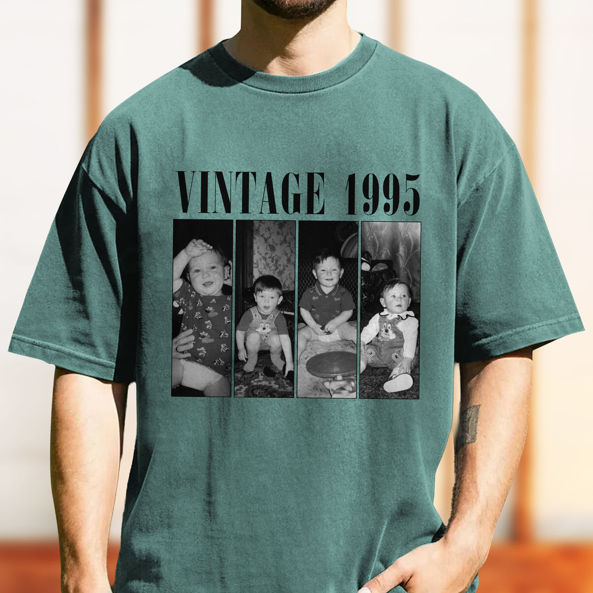 Custom Bootleg Photo Year Vintage Comfort Color Shirt Custom Year Birthday Shirt CH07 899380