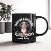 Personalized Dad Of A Spoiled Black Mug Funny Gift for Dog Lovers LM32 893179