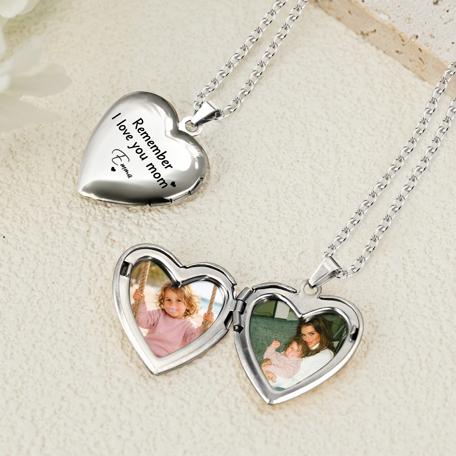 Custom Remember I Love You Mom Locket Necklace Mother's day Gift HA75 920756