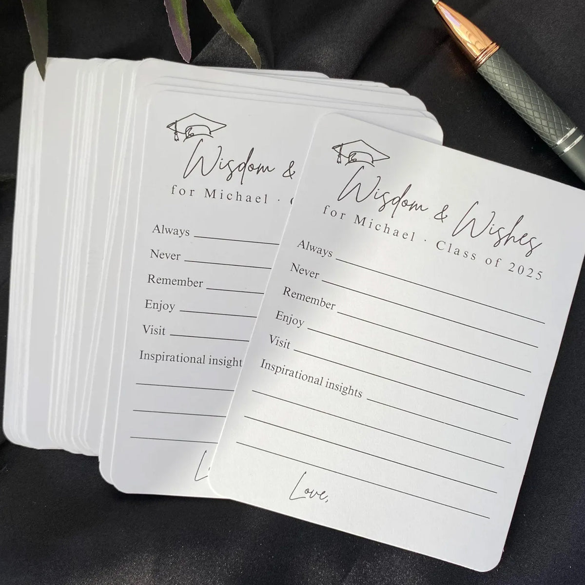 Wisdom & Wishes Printed Graduation Advice Cards HO82 902230