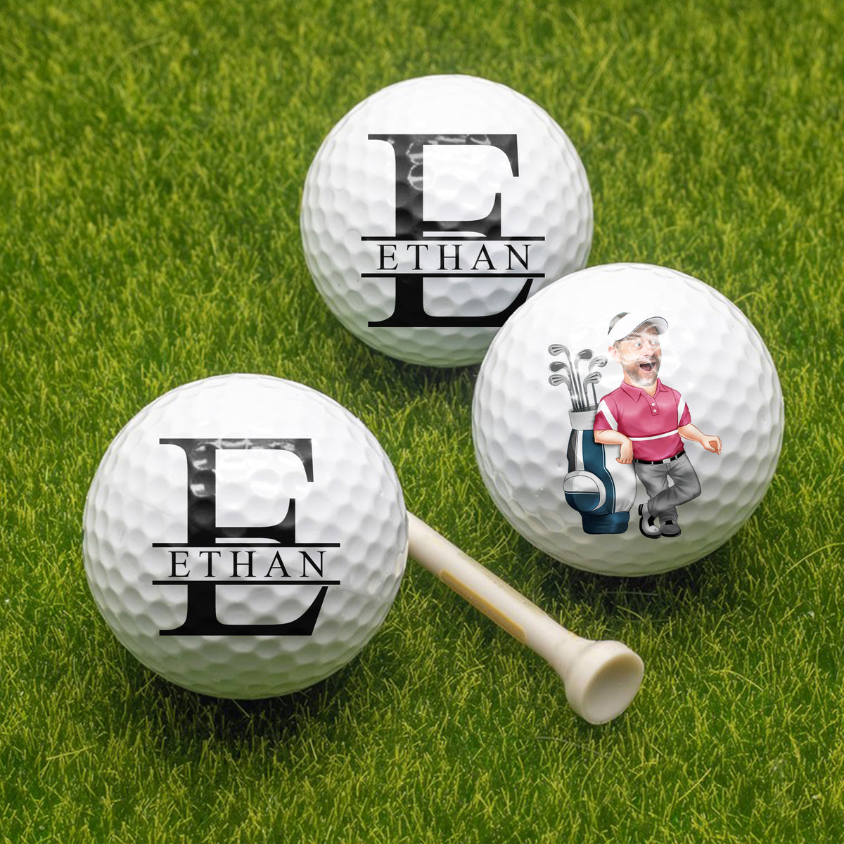 Custom Funny Photo Make Hit Better This Golf Ball Gift For Sport Player LM32 893477