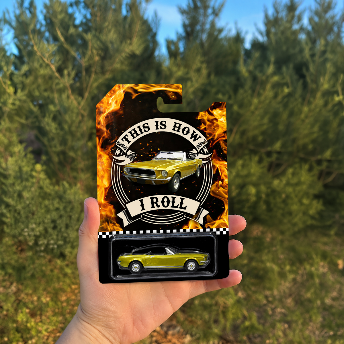 Custom Car Photo This is How I Roll Wheels Packaging Gift For Car Lovers CH07 911924