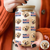 Custom Dog Photo America 250 Years 1776 - 2026 Glass Can With Lid TH10 898671