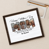Custom Photo Happy Mother's Day To Mom 2-Layered Wooden Plaque With Stand CH07 910692