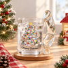 Personalized Merry Dickmas Novelty Christmas Tree Naughty Glass Mug CH07 180802
