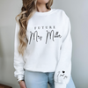 Custom Name Future Mrs I Said Yes Sleeve Print Sweatshirt - Personalized Engagement Gift for Bride LM32 899659