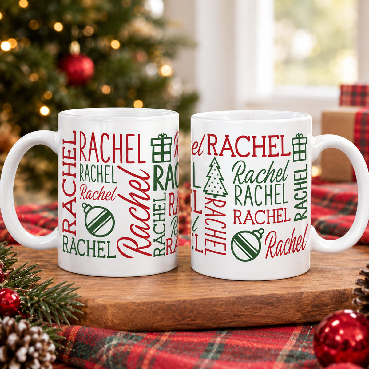 Personalized Name Christmas Mug Unique Christmas Gift for Family and Friends TH10 171383