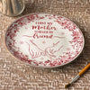 First Mother Forever Friend Personalized Chinoiserie Toile De Jouy Style Ceramic Plate Gift For Mom HA75 892650
