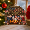 Personalized Custom Family Name Patriotic Christmas Fireplace Stocking 250th Anniversary Acrylic Ornament For Family TH10 171039