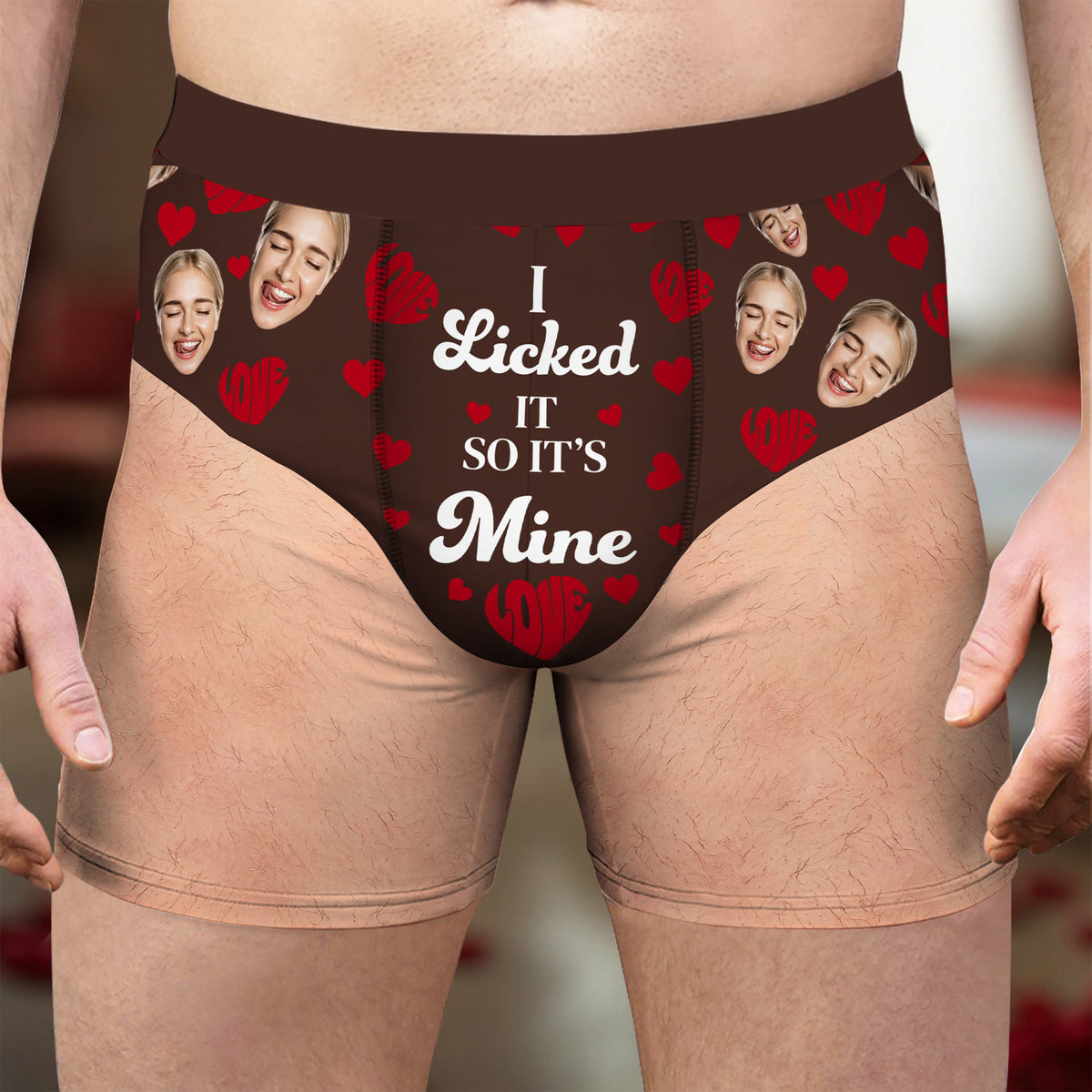 Custom Photo I Sucked It - I Licked It So It's Mine Men's Boxer Briefs, Novelty Gift For Boyfriend, Husband LM32 669551