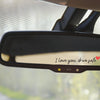 I Love You, Drive Safe Cute Rearview Mirror Car Sticker Gift For Your Lover LM32 897453