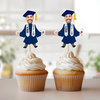 Custom Photo Graduation Gift - Personalized Cupcake topper, Class Of 2026, High School Graduation Gift, Photo Portrait Cupcake Topper HO82 901398