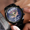 Personalized Name Patriotic 250th Anniversary God Bless America Eagle 1776–2026 Men's Wrist Watch HO82 901560
