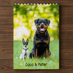 Custom Dog Cat Photo Rectangle Building Brick Blocks Gift For Dog Cat Lovers HA75 892514