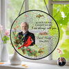 Custom Photo I Am Always With You Stained Glass Suncatcher LM32 897501
