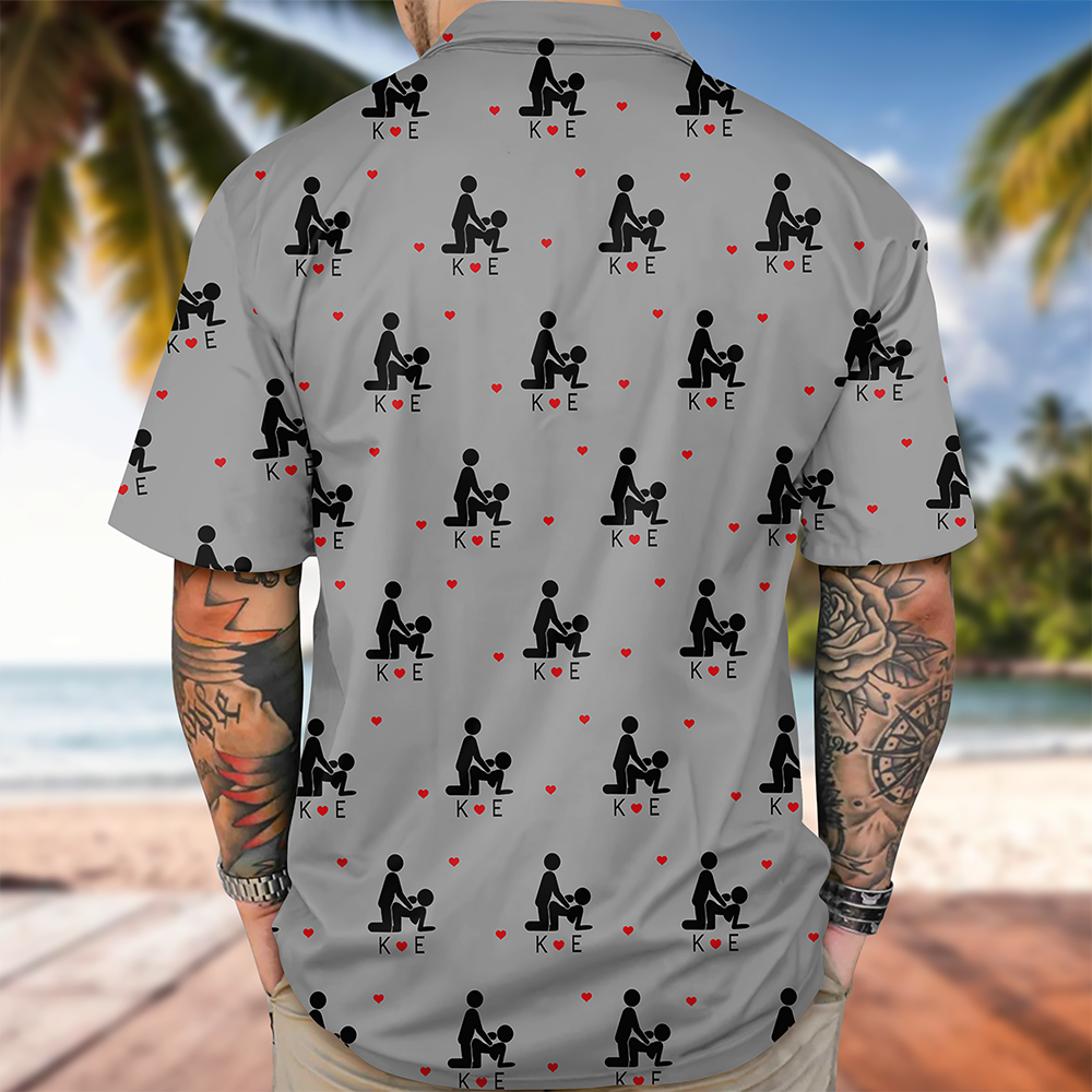 Custom Adult Hawaiian Shirt – Personalized Funny Shirt, Novelty Gift for Him & Her, Vacation Wear HO82 903414