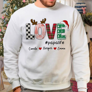 Personalized Text Love Sweater Mimi Applique And Grandkids - Best Gift For Family, Lover, Christmas Idea Gift HO82 891729