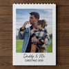 Custom Photo Daddy And Me Building Brick Blocks For Christmas TH10 170819