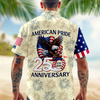 Personalized American Pride Patriotic 250th Anniversary Eagle Hawaiian Shirt CH07 911090