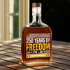 Custom Family Name 250 Years Of Freedom 1776-2026 Whiskey Bottle LM32 895311