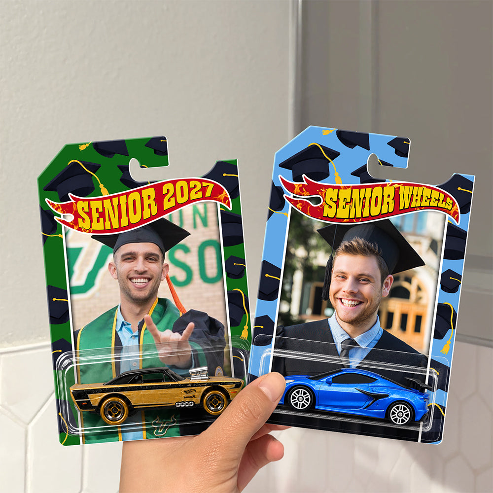 Custom Photo Senior Class Of 2027 Wheels - Personalized Graduation Keepsake CH07 180332