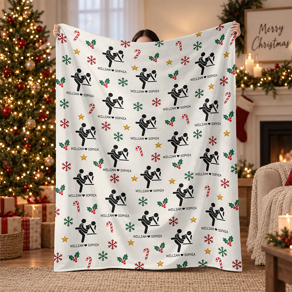 Personalized Funny Adult Blanket, Novelty Gift For Couples TH10 171073