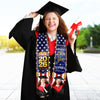 Custom Photo Class of 2026 Graduating in America’s 250th Year Patriotic Graduation Stole TH10 169199