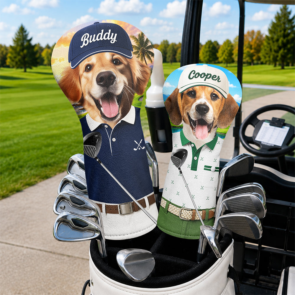 Custom Cute Dog Photo Golf Head Cover Gift For Pet Lovers CH07 911416