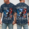 Personalized 250th Anniversary Eagle Patriotic American AOP Shirt TH10 169543