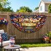 Custom Family Name We The People American Flag Eagle Decoration  Non-Pleated Fan Flag LM32 669341