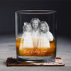 Personalized Dad and Kid Photo Engraved Whiskey Glass CH07 911372
