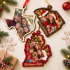 Custom Photo & State Personalized Wood Ornament Gift For Family HA75 921964