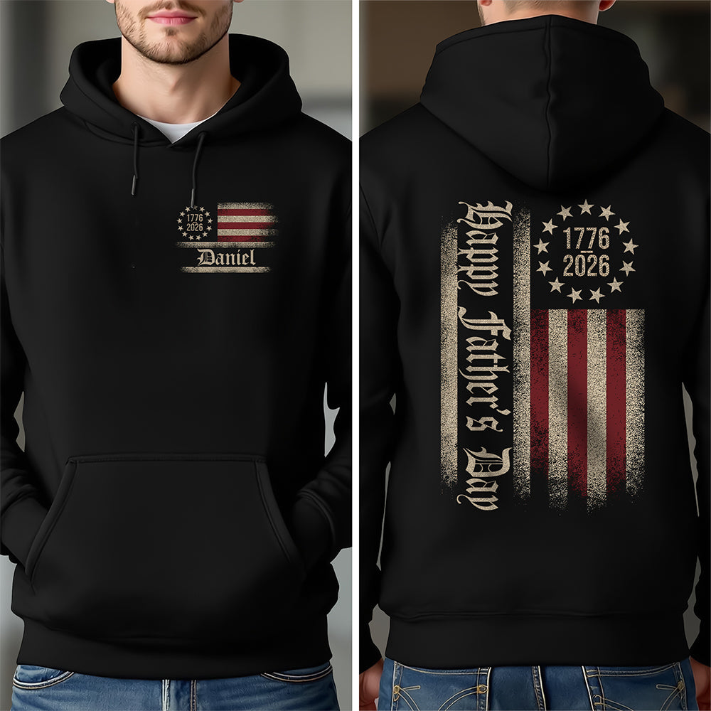 Custom Name USA 250th Anniversary Front & Back Shirt HA75 920940