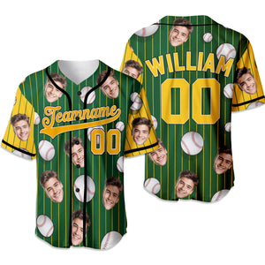 Custom Team Name Number Baseball Jersey Shirt Custom Photo Gift For Baseball Lover CH07 896180