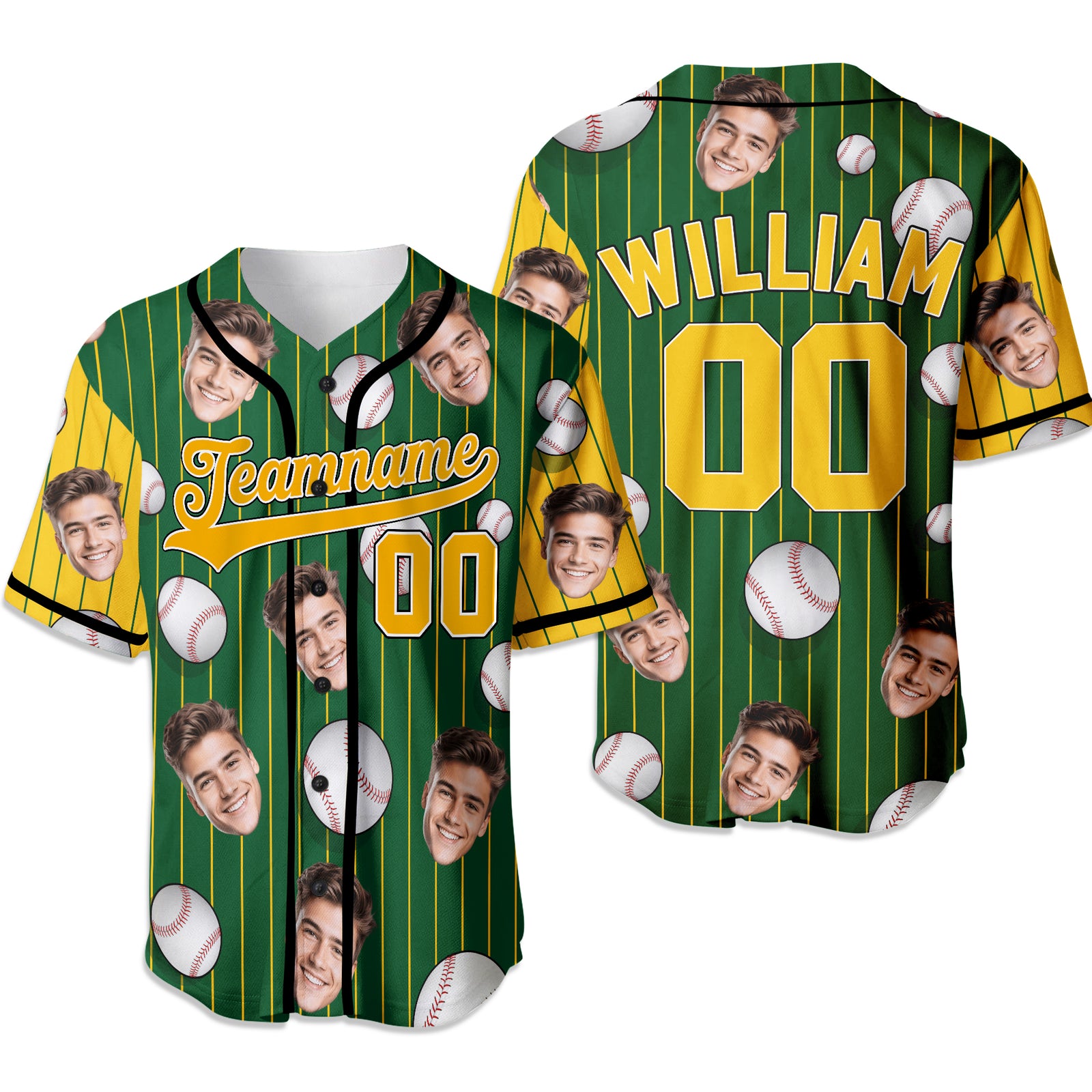 Custom Team Name Number Baseball Jersey Shirt Custom Photo Gift For Baseball Lover CH07 896180