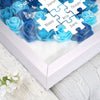 Custom Photo Puzzle With Kids Names Heart Flower Shadow Box HO82 893612