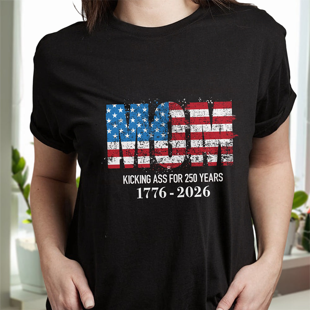 Kicking Ass For 250 Years Of Freedom Patriot Dark Shirt LM32 895157