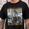 Personalized Vintage Photo Officially A Senior My Last First Day Dark Shirt HA75 922036
