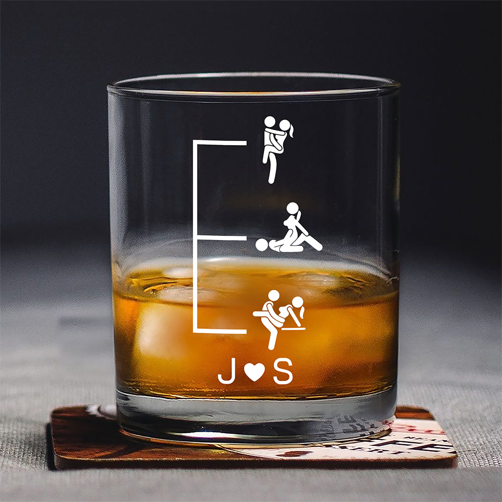 Personalized Funny Adult Whiskey Glass For Boyfriend Girlfriend TH10 170775