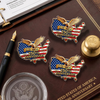 Eagle 1776-2026 United States Flag 250th Anniversary Acrylic Pin CH07 911104