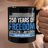Custom Family Name 250 Years Of Freedom 1776-2026 Black Mug LM32 895309