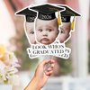 Look Who's Graduated Custom Funny Face Graduation 2026 Big Heads Face Fan CH07 895580
