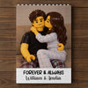 Custom Lego Couple Photo Merry Christmas Building Brick Block CH07 180730